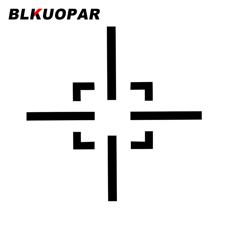 BLKUOPAR for Weapon Aim Hunter Sight Car Stickers Cartoon Vinyl Decals Laptop Windows Air Conditioner Decoration Car Goods