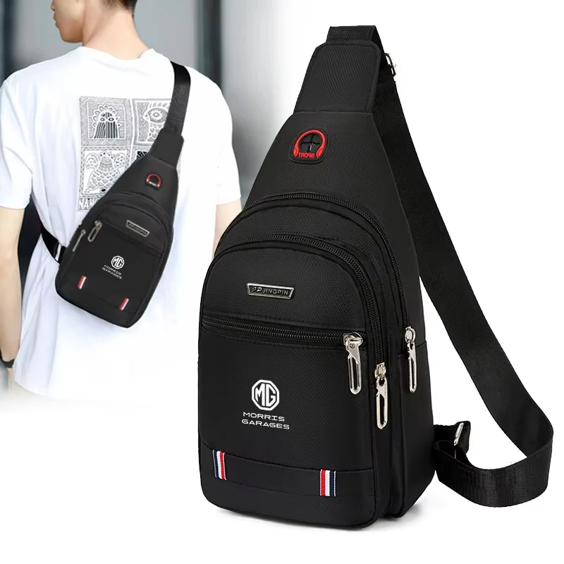 One-shoulder Chest Bag with Phone Pouch Multi-functional Storage Bag Logo for MG 6 3 5 7 TF ZR ZS HS GS GT Hector RX5 RX8 350