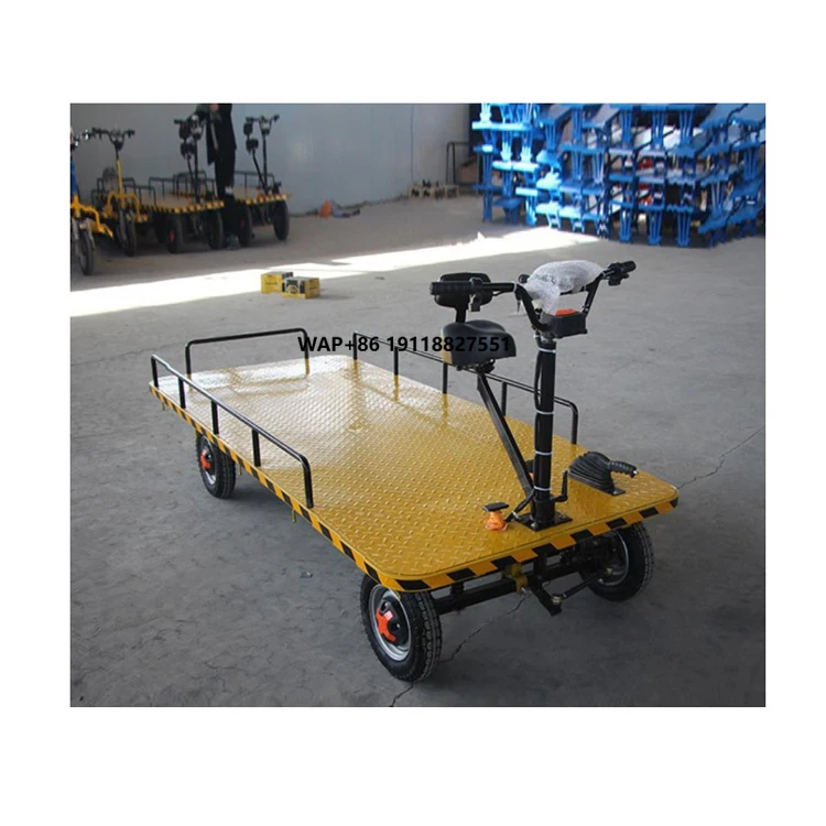 

Складная тележка с электроприводом, платформенная тележка для склада, складная ручная тележка, тележка-контейнер, электрическая платформенная тележка-перевозчик