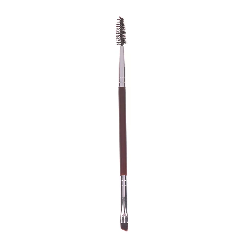 Eyebrow Brush Eyelash Comb Makeup Brushes Dual Ended Angled Brush Spoolie Brush 2 In 1 Lash Eyebrow Brush Set Makeup Tool