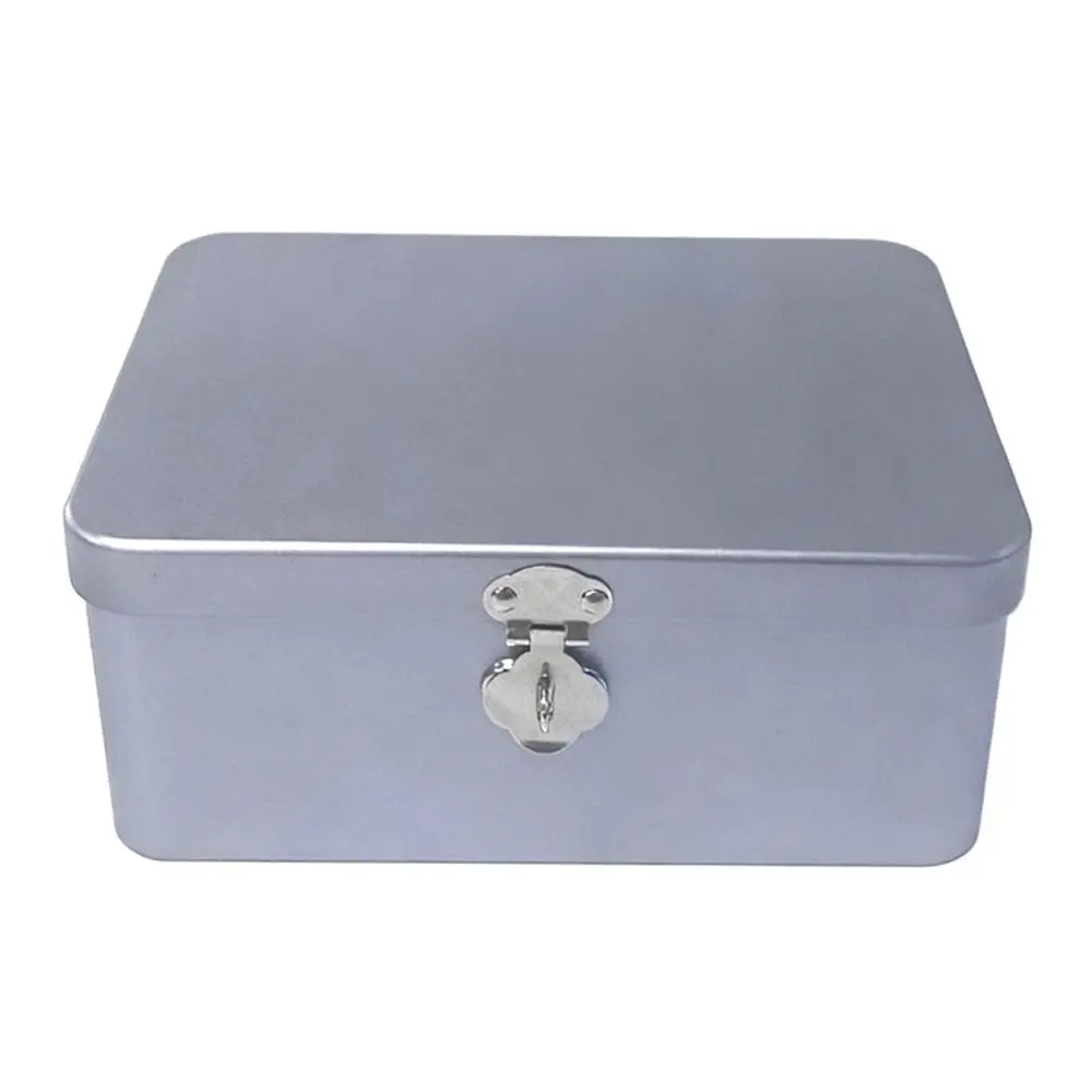 Fashion Style Large Size Storage Box Metal Material Private Storage Password Lock Box Password Lock Secret Metal Box Office Use