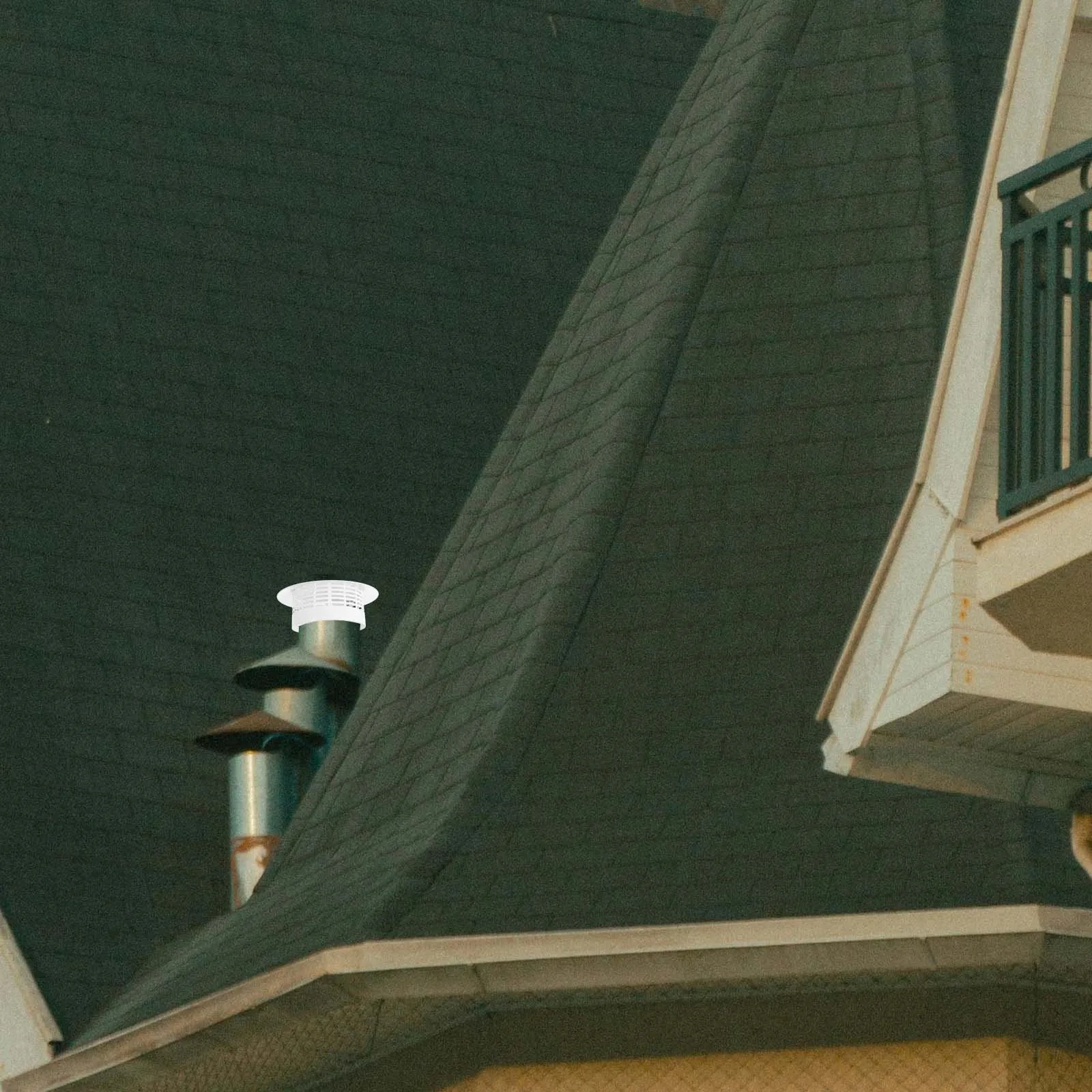 

Chimney Cap Rainproof Smokestack Cover Outdoor Fireplace Cylinder Vent Hat PVC Protector Ducting Ventilation Stove Pipe Cover