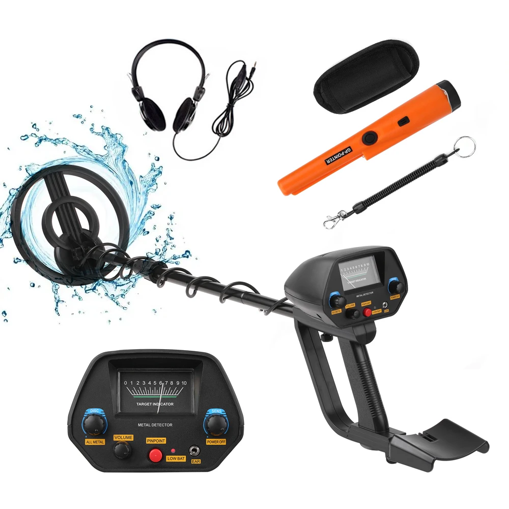 Portable Metal Detector MD-4080 High Sensitivity Digger Treasure Hunter Finder Pinpointer Gold Detector