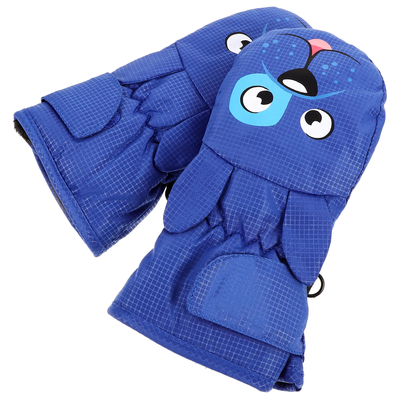 

1Pair Kids Ski Mittens Winter Warm Non-Slip Palm Grip Children Sports Gloves for Skiing Snowboarding Ice Skating Outdoor