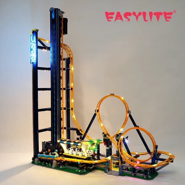 Lego 10303 Loop Coaster Bricks Toys Lamp Set Led Kit Blocks Kit 10303 Building Aliexpress
