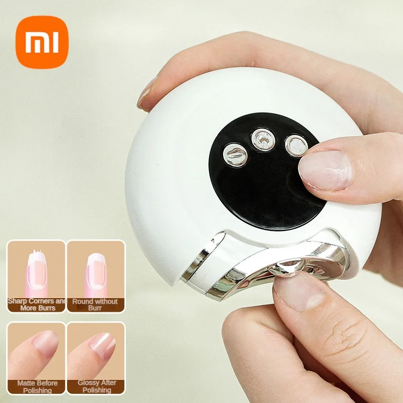 Xiaomi Electric Nail Clippers Rechargeable Home Nail Triming Machine for Children and Adults Mini Automatic Care Scissors Tools