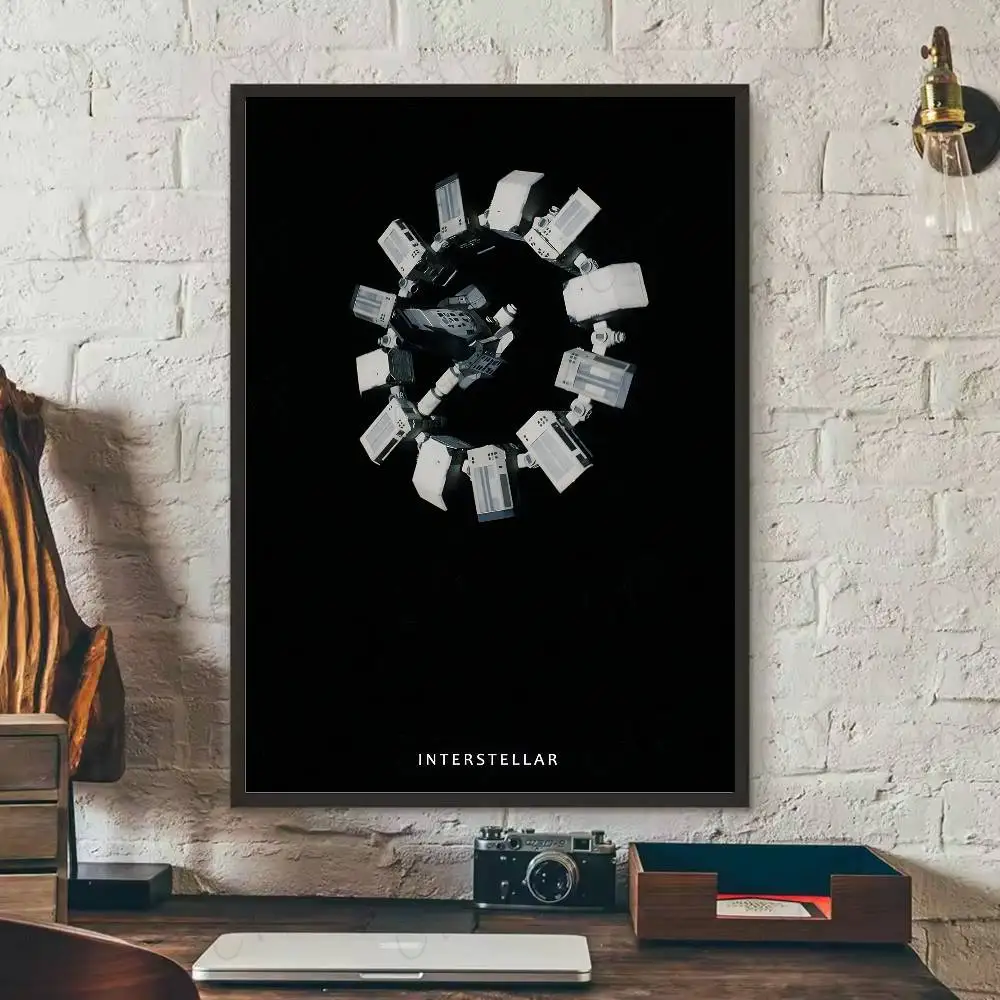 ملصق أفلام كلاسيكية I-Interstellar عالي الدقة جدار لاصق مقاوم للماء لغرفة المعيشة المنزلية وغرفة النوم والديكور الجمالي #6