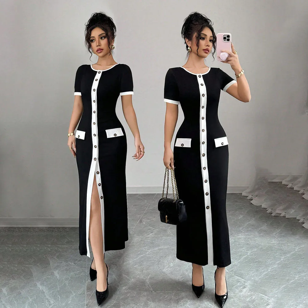 

Роскошное женское платье для выпускного вечера с пуговицами, вечерние платья русалки, длинное платье для выпускного вечера, Vestidos De Fiesta Elegantes