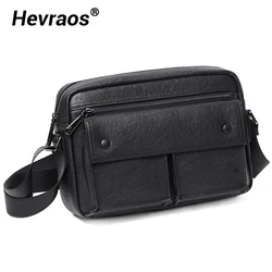 First Layer Cowhide Leather Men's Bag Casual Shoulder Bag Genuine leather Messenger Bag Fashion Boys Crossbody Bags High Quality