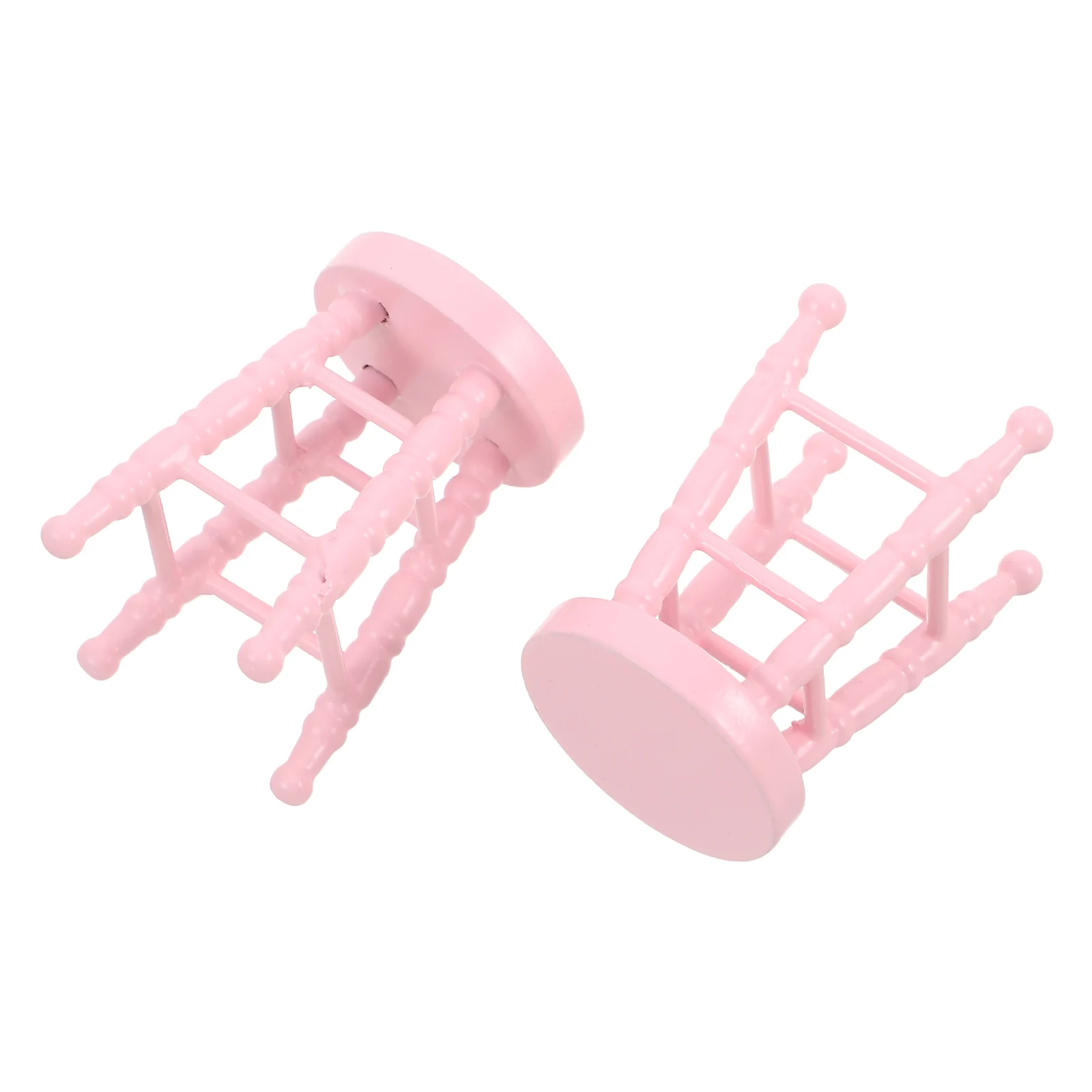 Cadeira de madeira mini móveis sólidos casa cadeiras em miniatura para artesanato fezes de casa de bonecas