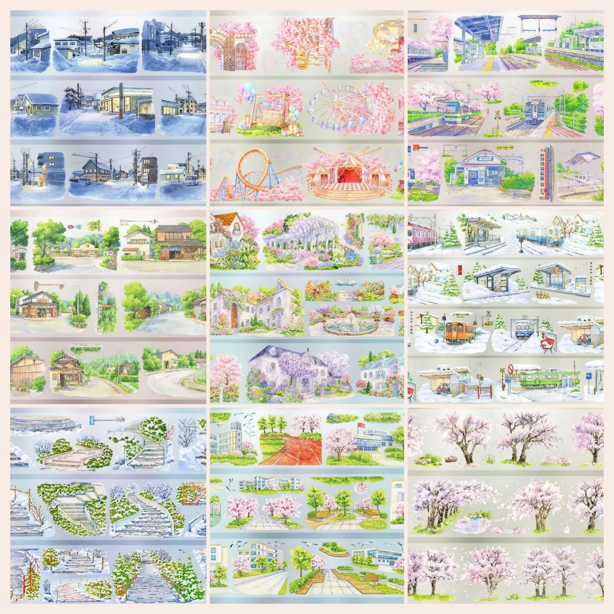 

1 Loop Flower Street Cherry Blossom Paradise Chunfang Ouyuan Aut