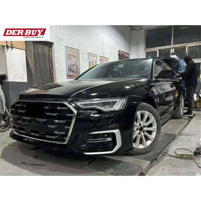 Bodykit au di A6 2023 تحويل مصدات السيارة المصباح Bodykit A6 C7 2013-2018 2019 الترقية إلى ملحقات C8 PA #3