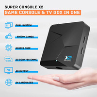 KINHANK Super Console X2 Game Box Retro Video Game Console 60000 Video Games for ARCADE/MAME/DC/SS with Gamepad Gift for Kid