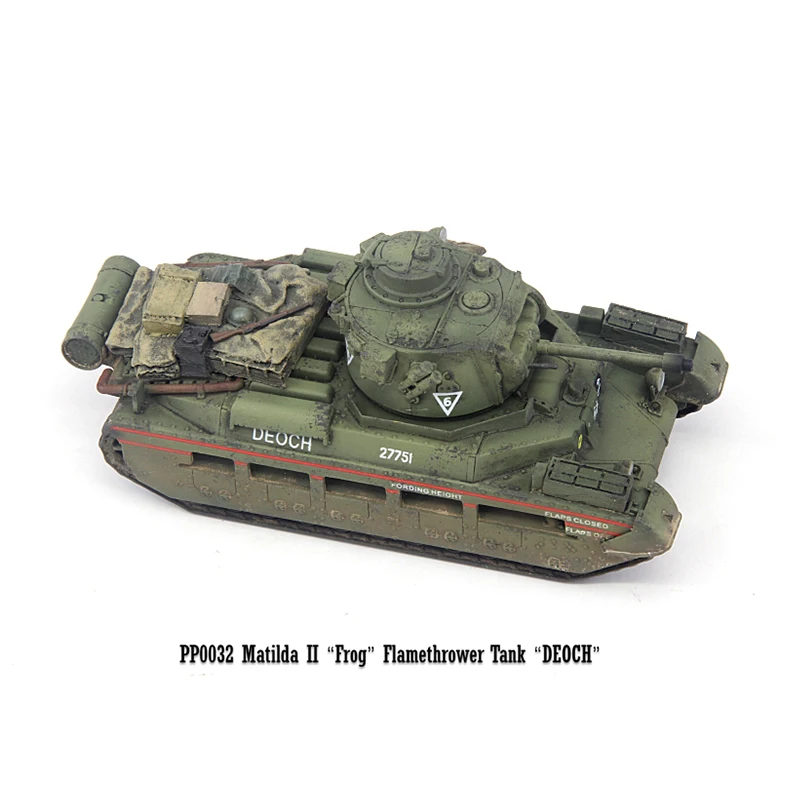 1:72 Scale Plastic PP0032 Matilda 2 Australia Tank Model Militarized Combat Track Type Classics Gifts Collection Static Display