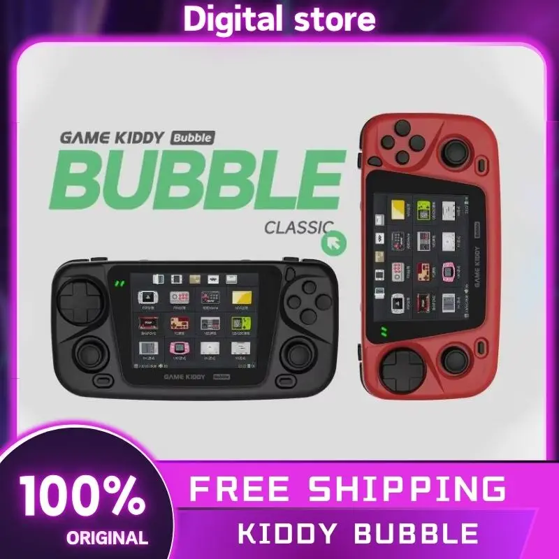 

Gkd Kiddy Bubble 3.5 Inch 4000ma Rk3566 Processor Hdmi Video Output Portable Retro Nostalgic Handheld Game Machine.