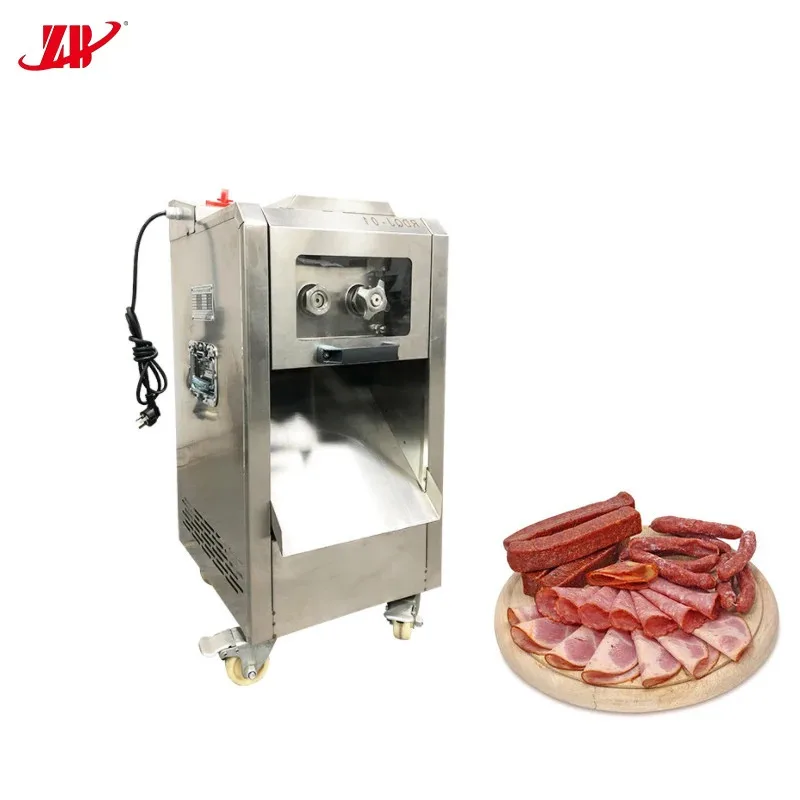 

Stainless Steel Automatic Food Processing meat slicer fully automatic commercial Frozen Meat Cutting Machine