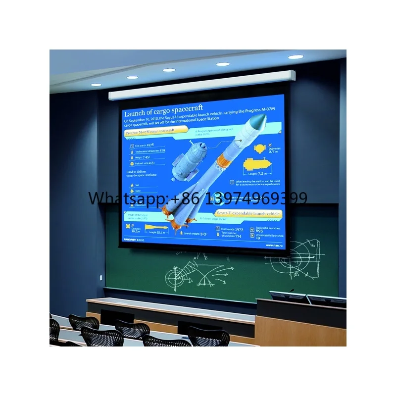 16:9 300 Inch Large Stage Electric Projection Screen for Stage & Large Venue Presentations