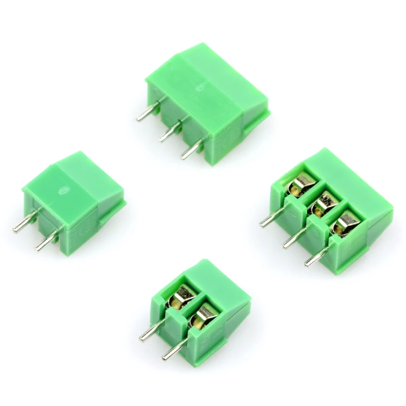 

50PCS Screw Terminals 2/3 Poles 3.5mm Pitch PCB Screw Terminal Block Connector