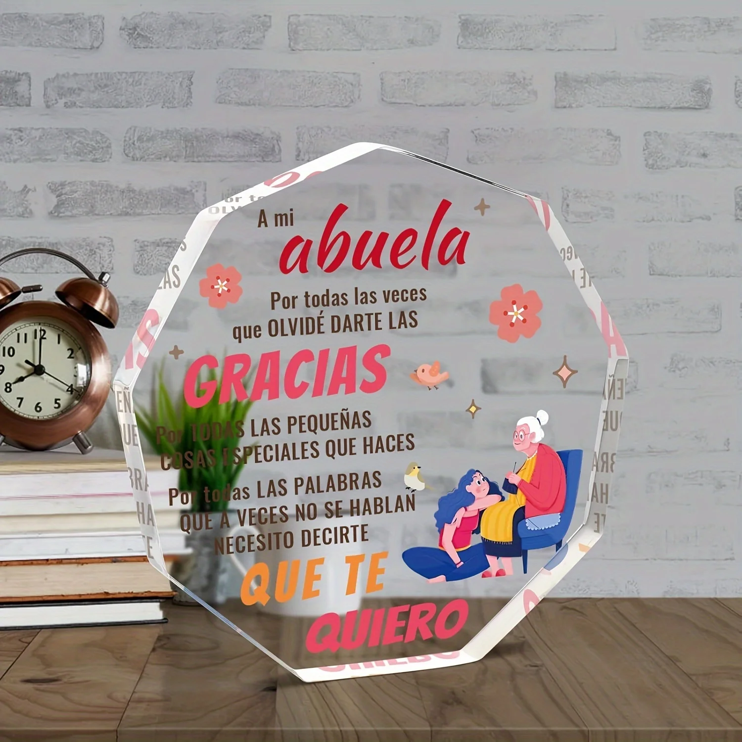 Grandma Gifts from Grandchildren in Spanish, regalo abuela, regalo para abuela, Spanish Grandma Birthday Gifts regalos abuela Ac