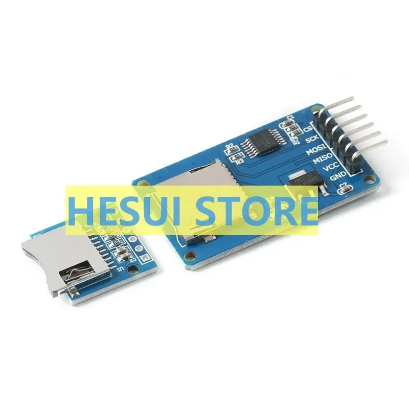 Micro/Mini SD card module TF card reader SPI interface with level conversion chip