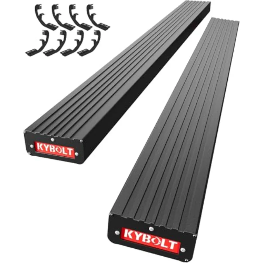 

Running Boards [6.5 Inches] Compatible with 2019 2020 2021 2022 2023 2024 Chevy Silverado GMC Sierra 1500 Supercrew Cab Aluminu