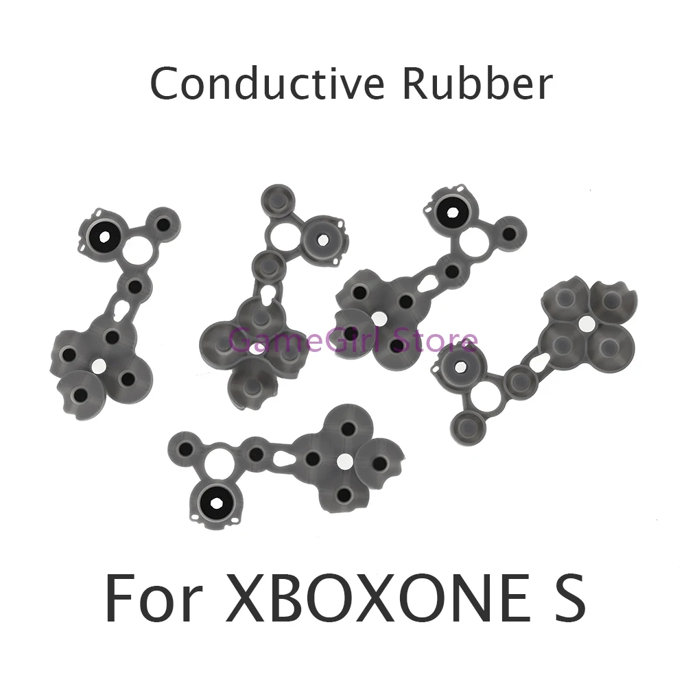 200pcs For XBOXONE Slim Silicon Conductive Rubber Adhesive Button For Xbox One S Controller Replacement