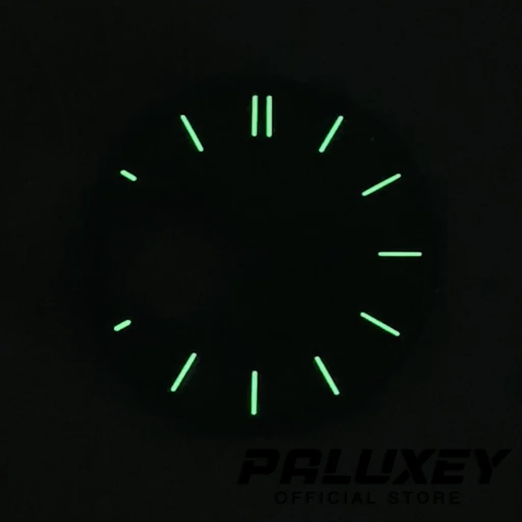 NH38 الطلب 28.5 مللي متر ساعة الطلب الأخضر مضيئة ل NH38/NH34 حركة تعديل ساعة اكسسوارات الغوص ساعة وجوه #6