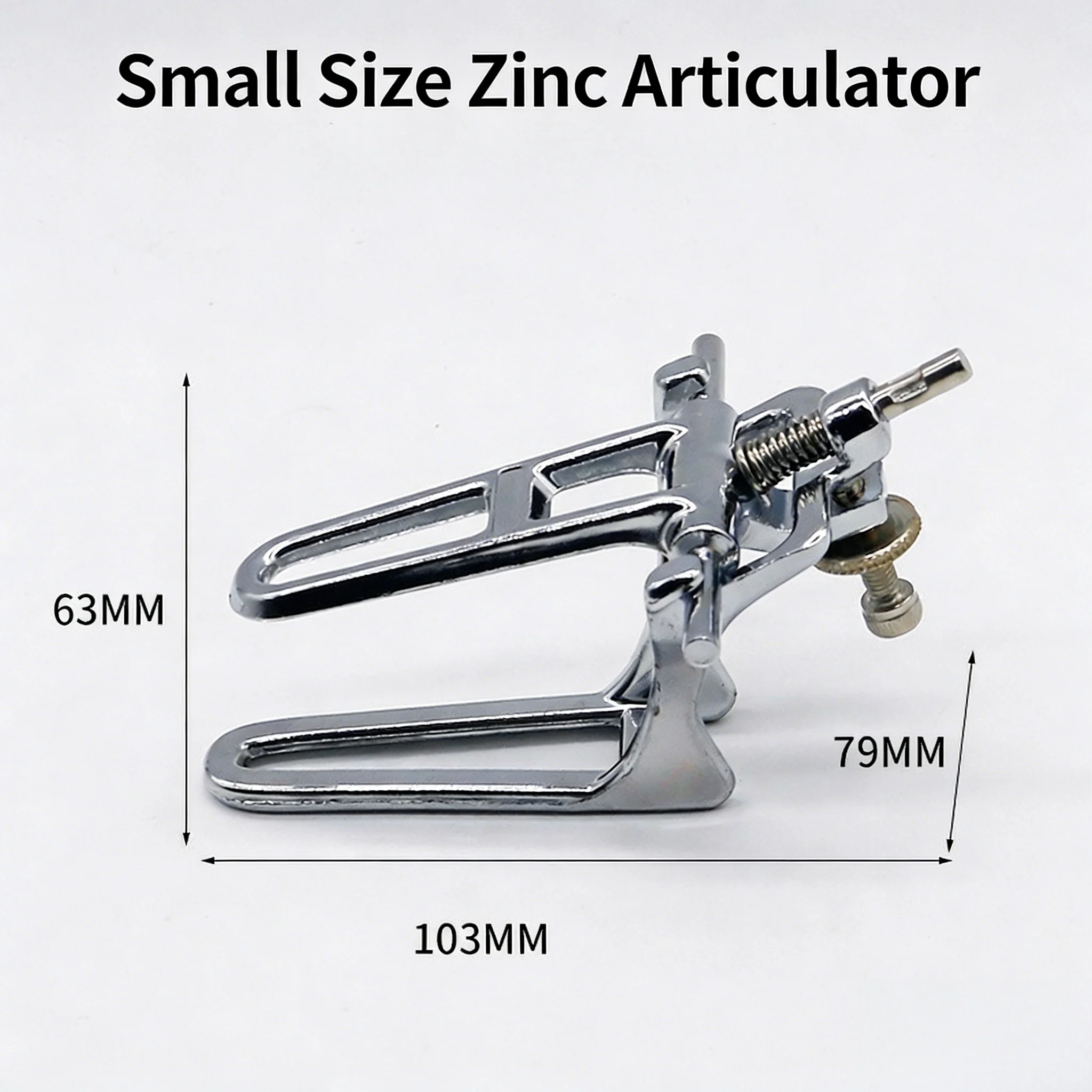 Dental Zinc Alloy Articulator, Simple Articulator for Denture Technician, Small Medium Large Size Set, Lab Supplie