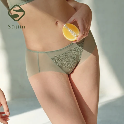 SUJIIN кружевные трусы из нейлона и полиэстера  N196