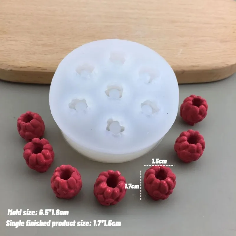 Силиконовая мини-форма 3D с черникой и малиной, форма для шоколадных конфет, штукатурка, форма для выпечки, инструмент для украшения торта, Аксессуары для выпечки