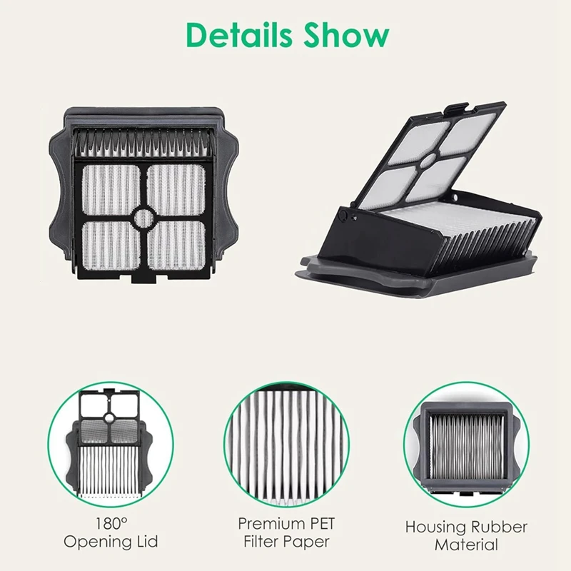 ABBK-ตัวกรอง HEPA สําหรับ Tineco Iffloor 3,ชั้น One S3,ชั้น One S5,ชั้น One S5 Pro ไร้สายเปียกแห้งอะไหล่สูญญากาศ