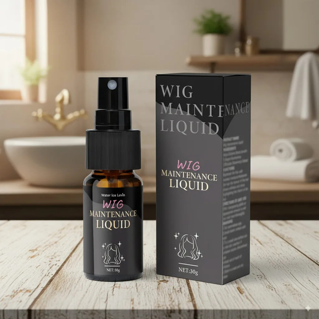 

Wig Maintenance Liquid with Biotin & Keratin - Deep Moisture & Shine, Frizz Control, Winter Care, Rosemary Extract