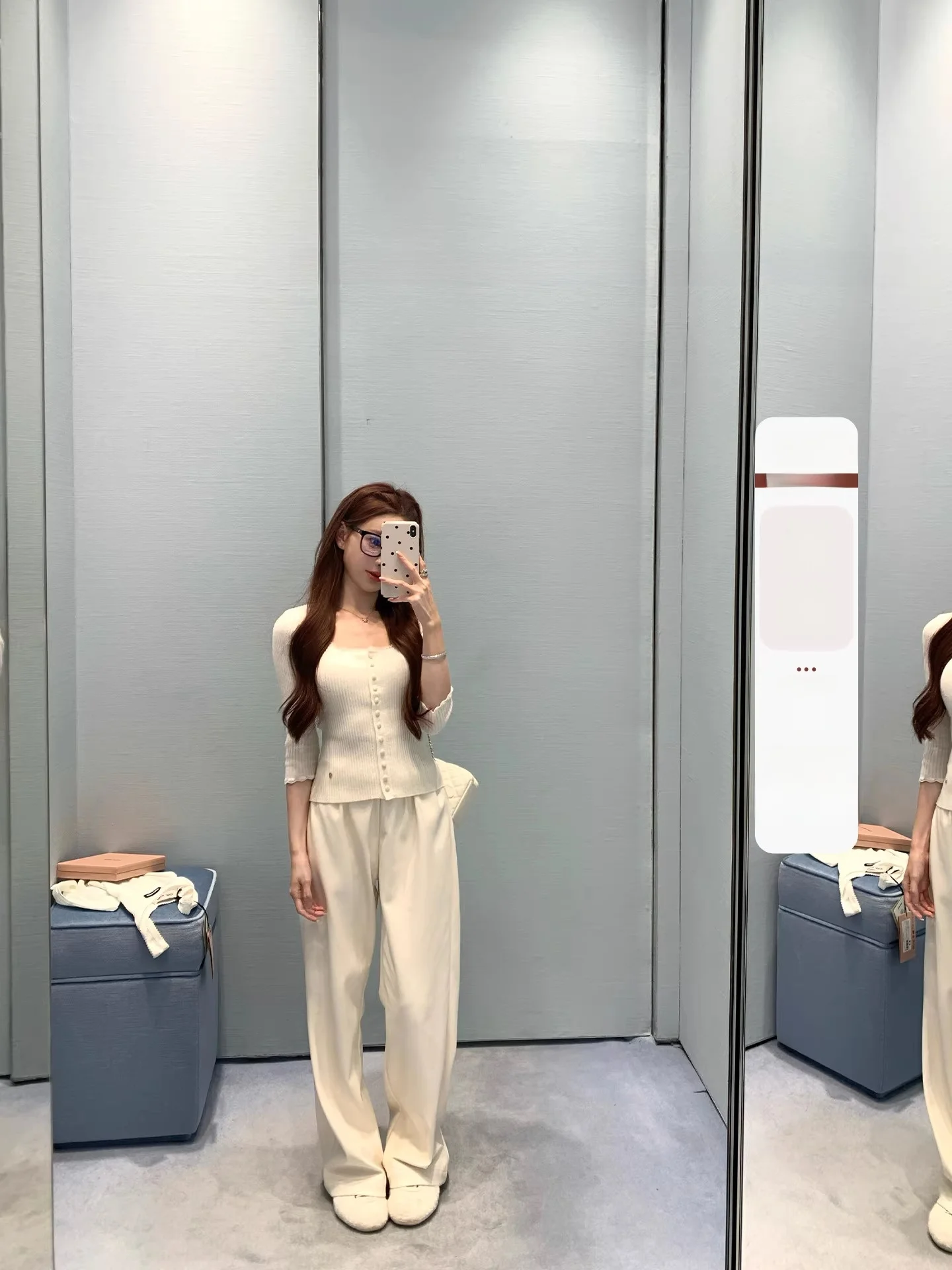 

High Waist Soft Protein Leather Casual Pants Ele Straight Leg Trousers for Women CoolLine Ladies Premium Faion Brand