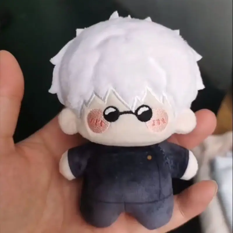 12cm Jujutsu Kaisen pluszowa lalka uroczy Anime Geto Suguru Satoru Gojos Mini Plushie zabawka Cosplay ciało rozgwiazda zabawki dla dzieci prezent