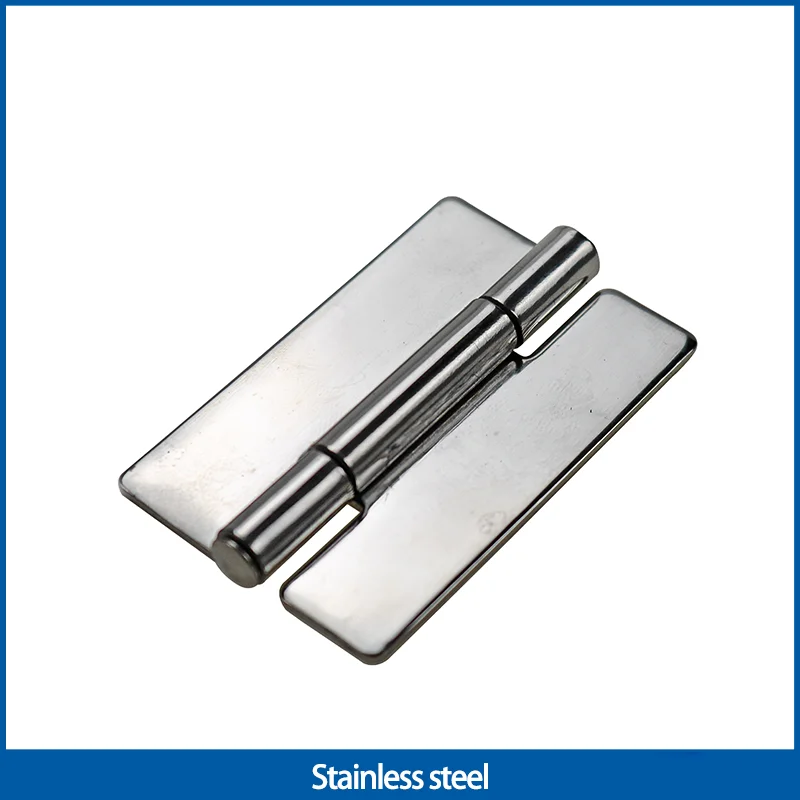 

2-Inch Hinge Made Of 304 Stainless Steel With No Hole Welding 50 * 32 For Industrial Motor Equipment Cabinet Hinges