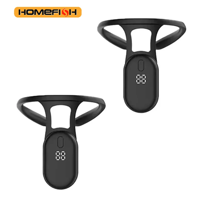 HOMEFISH Smart Posture Corrector for Adults And Kids Micro Vibration Back Neck Hump Posture Training Reminder Sensor