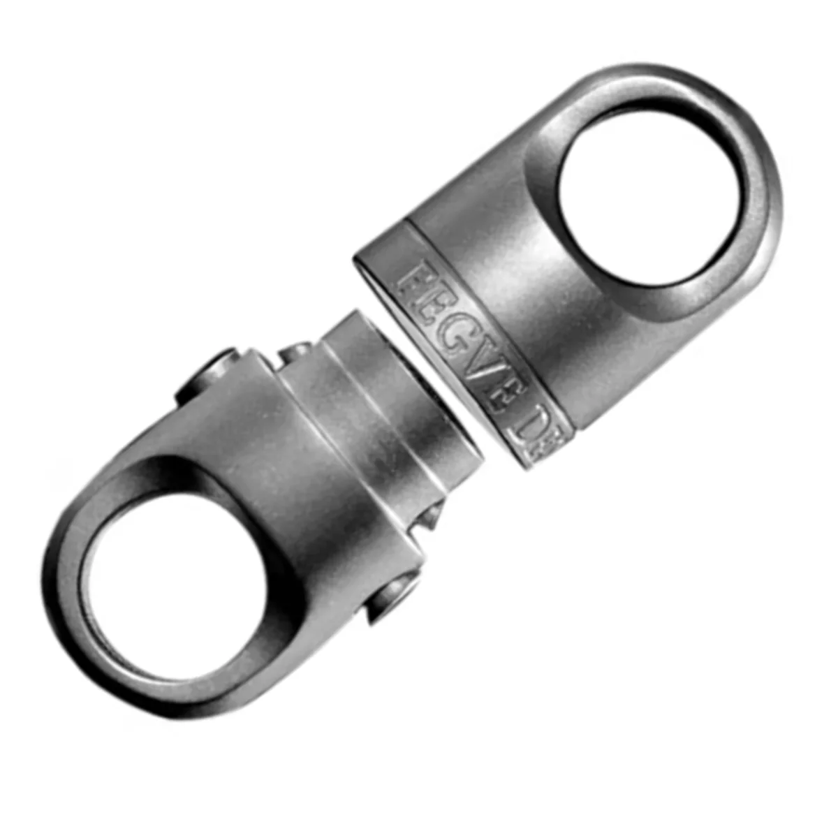 L67A プロチタン合金磁気吸引車のキーホルダーキーリング男性は 360 度回転することができます °   クイックリリースキーホルダープッシュプルバックル