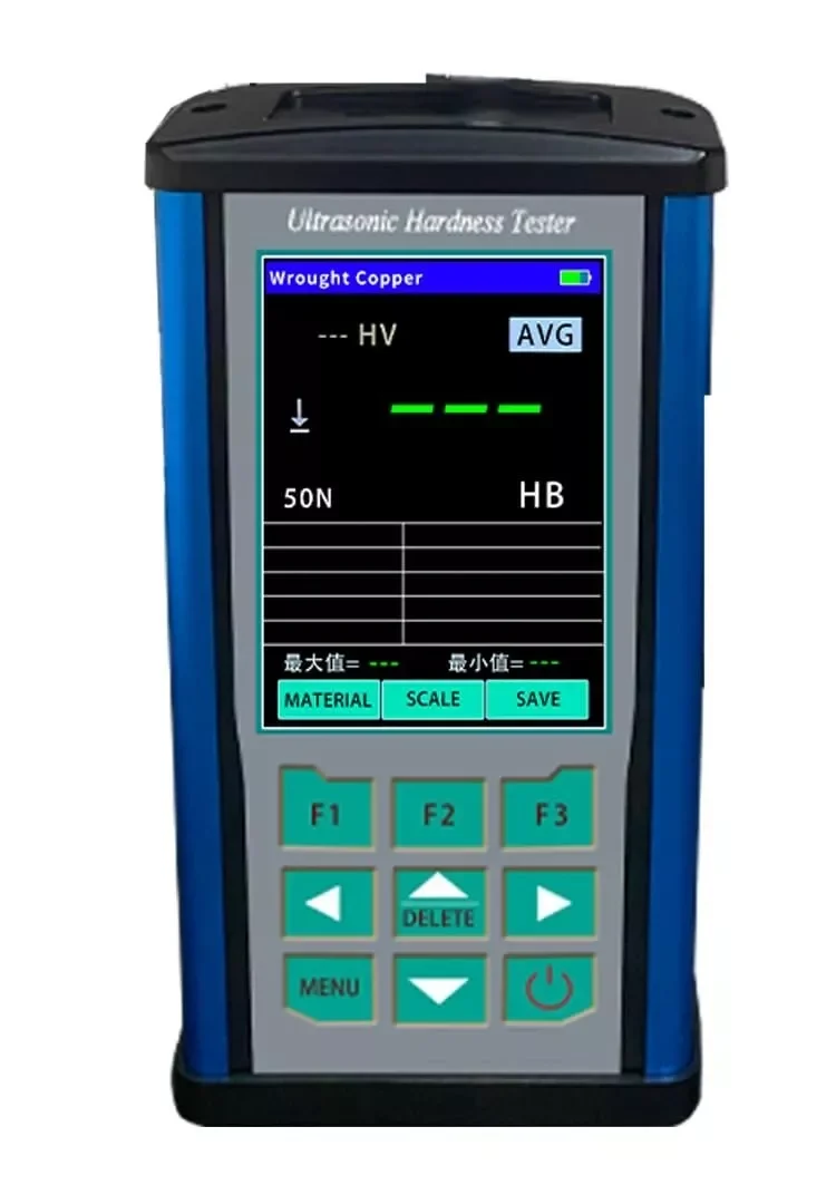 

Ultrasonic Hardness Tester Meter Gauge Durometer with Test Force 10N 1kgf Probe Diameter 22mm Length 150mm Probe (manual) 1kg