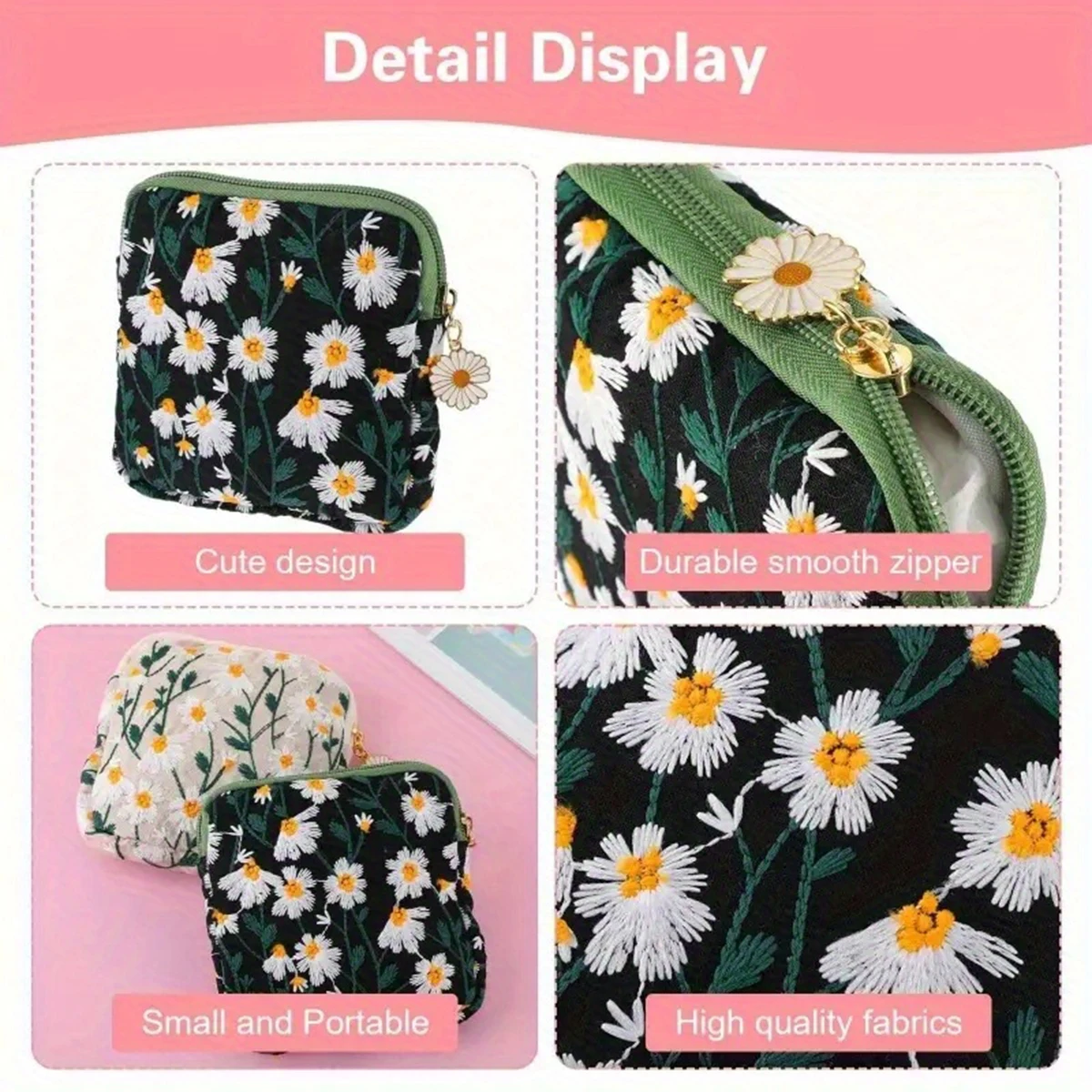 2026 Lady's Women Girl Hand-Held Bag Sanitary Napkin Storage Bag Menstrual Pouch Large Capacity Portable and Cute Coin Purse view 5