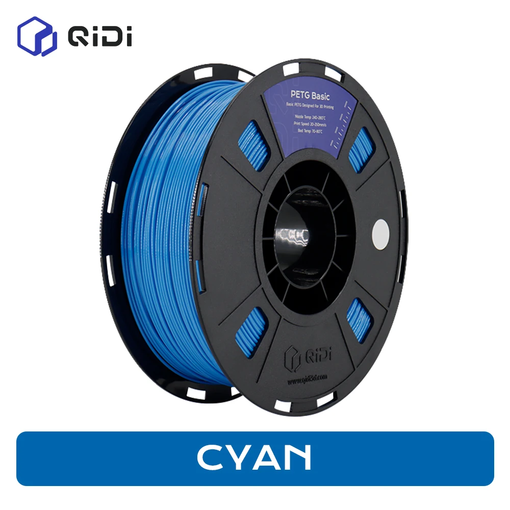 QIDI BOX PETG Basic 3D Printer Filament 1.75mm Plastic High Toughness Precision Consumables For High Speed Printing