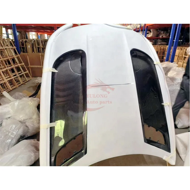 

For Mercedes-Benz AMG GT BS Style Half Carbon Hood