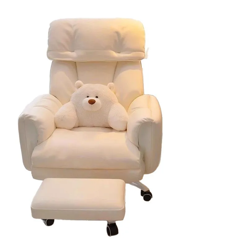 

LH sofa chair home bedroom study reclining office chair leisure back chair