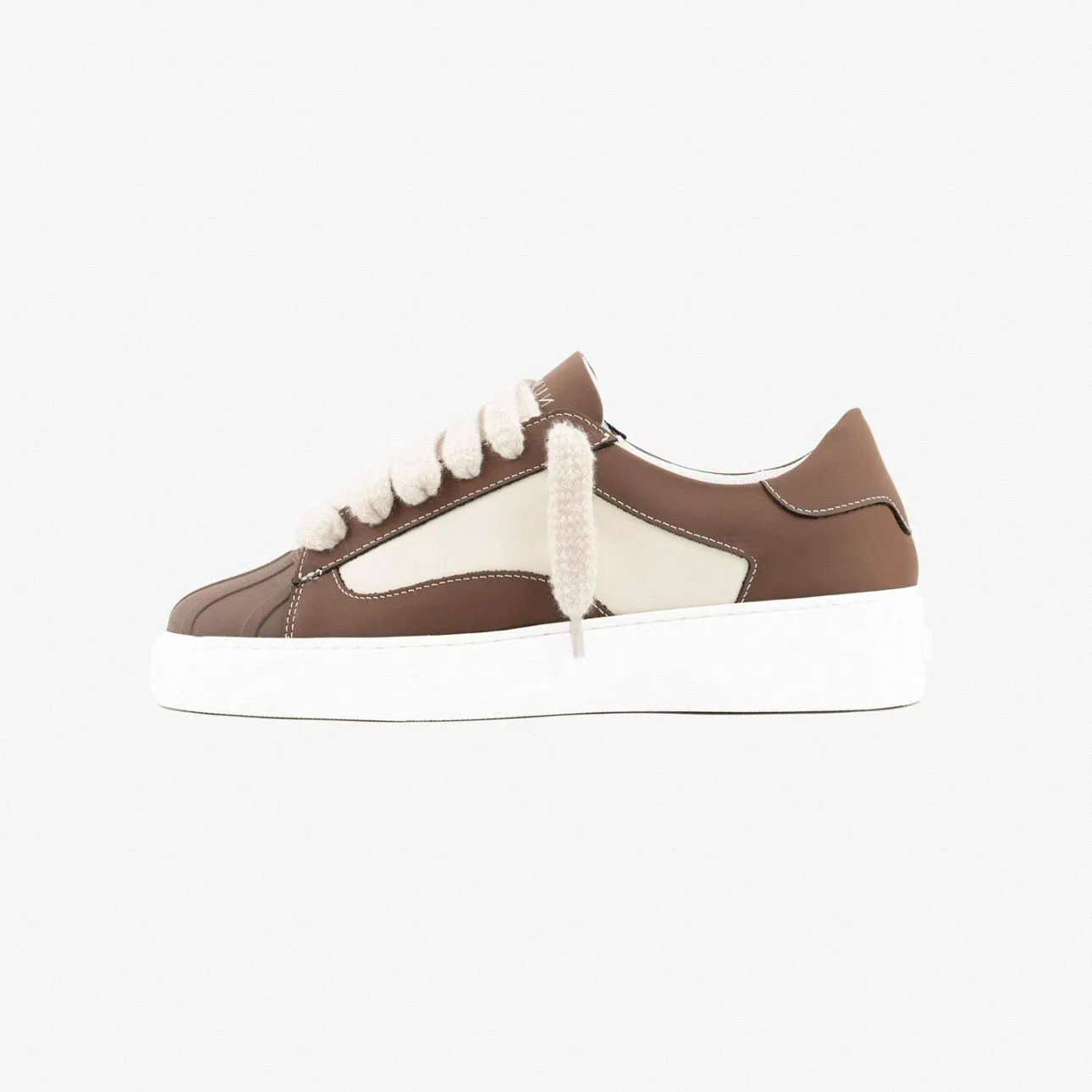 Trendy ShellHead Chunky Sole White Sneakers For Men Women AllMatch Street Style Skateboard Casual Walking Board Shoes