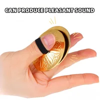 Miwayer 4PCS Mini Copper Finger Cymbals Belly Dance Hand Cymbals Musical Instrument ,Dancing & Performances Instrument 5