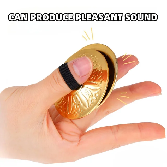 Miwayer 4PCS Mini Copper Finger Cymbals Belly Dance Hand Cymbals Musical Instrument ,Dancing & Performances Instrument 5 Miwayer 4PCS Mini Copper Finger Cymbals Belly Dance Hand Cymbals Musical Instrument ,Dancing & Performances Instrument 5