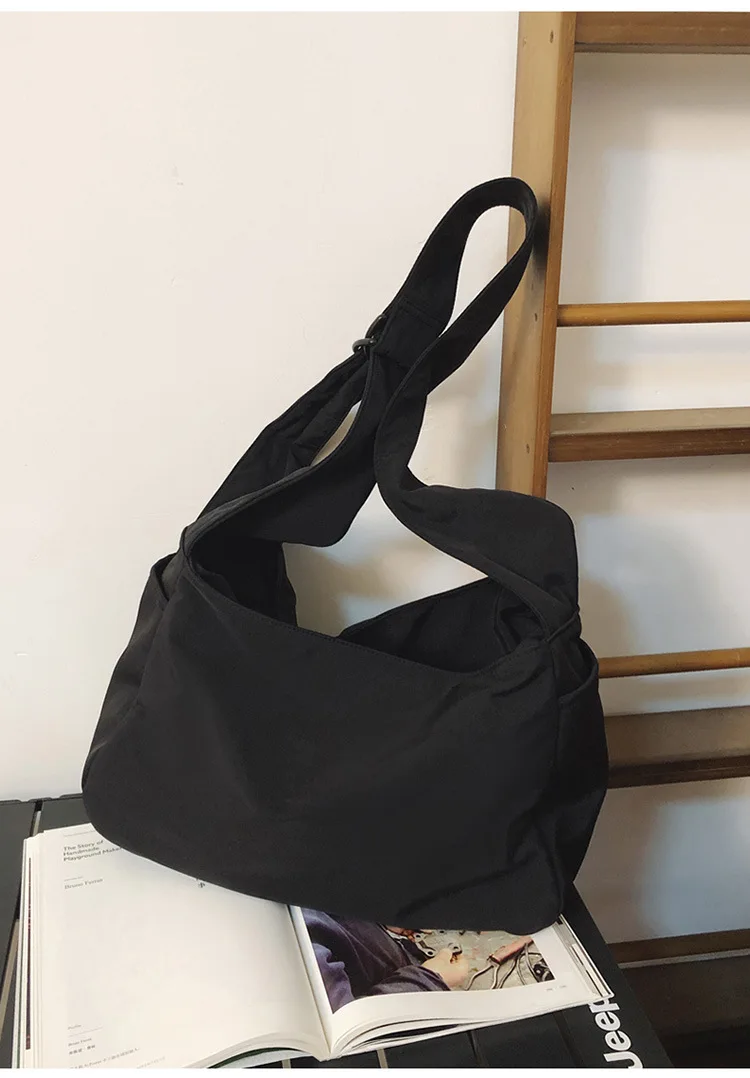 New Simple and Lightweight Single-shoulder Bag with Multiple Pockets, Durable Crossbody Bag, Large Capacity Casual Backpack