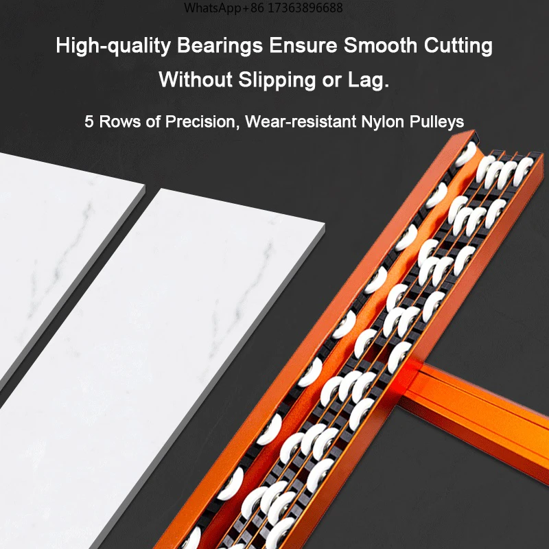 New Manual T-shaped High Quality Industrial Grade Five-row Push Knife Floor Tile Special Cutting Blade Head Long Service Life