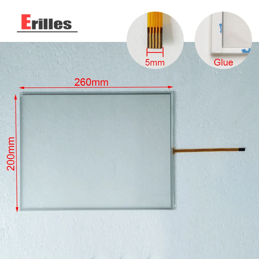 New 12.1 inch 4:3 4 wire Resistive Touch Screen Panel For Machines industrial medical equipment 260*200 260mm*200mm Touch Panel