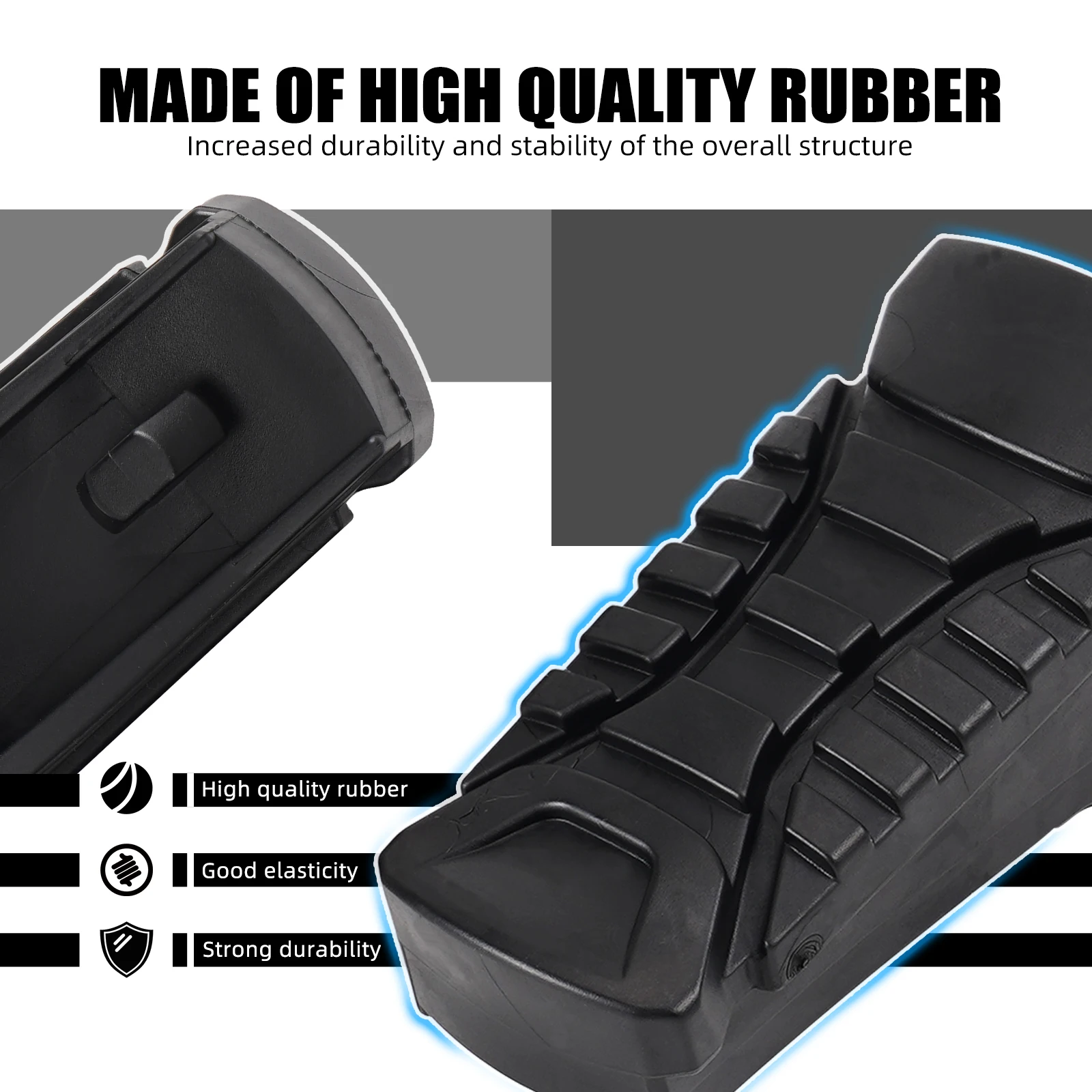 NICECNC لسيارات BMW R1250GS Adventure R 1250 GS 2019-2024 أوتاد الركاب الخلفي غطاء مطاطي لسيارات BMW R 1250 GS GSA 2019-2023
