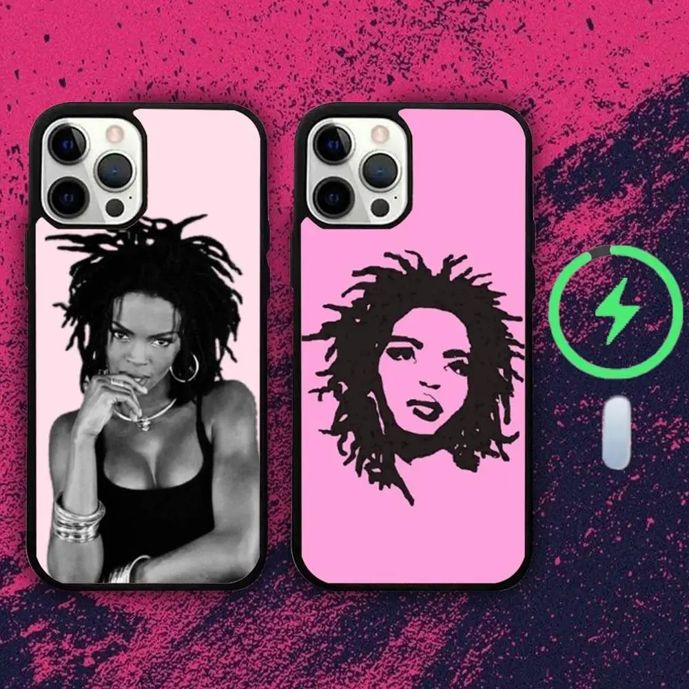 

Rapper L-Lauryn H-Hills Phone Case For iPhone 16e,16,15,14,13,12,11,Plus,Pro,Max,Mini Magsafe Magnetic Wireless Charging
